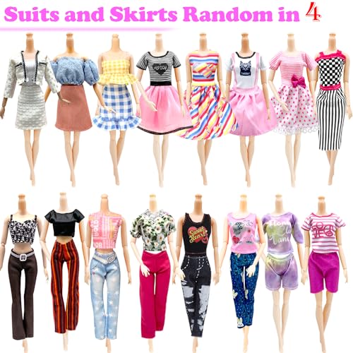 EumbHoa Dolls Clothes and Accessories Bunk Bed Playset 2 Pajamas 2 Fashion Dresses 2 Clothing Outfits Bedroome Set for 115 inch Dolls with 2 Blankets - Image 5