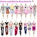EumbHoa Dolls Clothes and Accessories Bunk Bed Playset 2 Pajamas 2 Fashion Dresses 2 Clothing Outfits Bedroome Set for 115 inch Dolls with 2 Blankets - Image 4