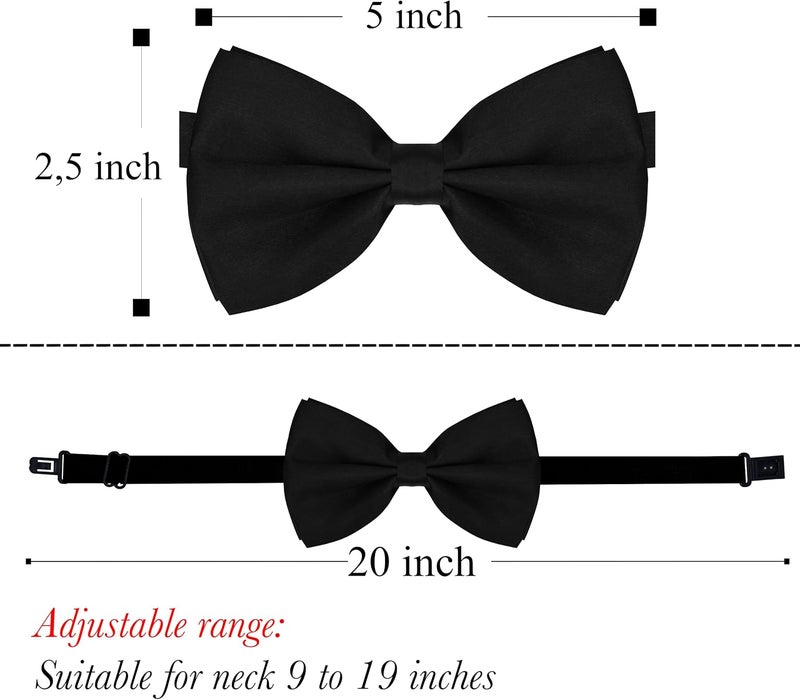 Trilece Men’s Suspenders and Bow Tie Set – Adjustable Y-Back Suspenders with Matching Bow Tie for Weddings and Formal Wear - Image 3