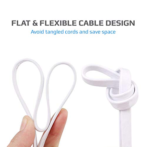 Keple RJ11 Cable ADSL 10ft Extension Lead Phone Cord Telephone Plug High Speed Xfinity Internet Broadband Male to Male Router and Modem to RJ11 Phone Socket, Microfilter, Landline Wire (White) - Image 3