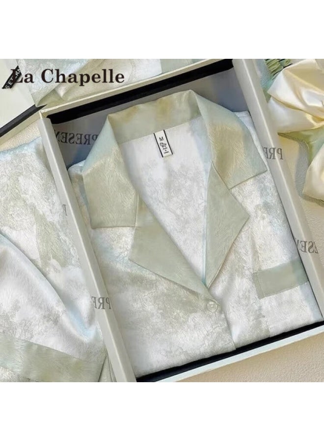 La Chapelle Luxury Women's Long Sleeve Long Pants Pajamas High-end Homewear Birthday Gift For Best Friend Valentine's Day Gift - Image 4