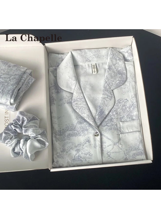La Chapelle Luxury Women's Long Sleeve Long Pants Pajamas High-end Homewear Birthday Gift For Best Friend Valentine's Day Gift - Image 1