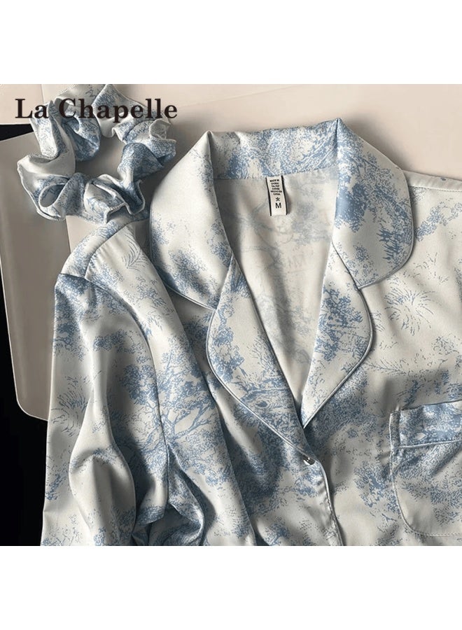 La Chapelle Luxury Women's Long Sleeve Long Pants Pajamas High-end Homewear Birthday Gift For Best Friend Valentine's Day Gift - Image 2