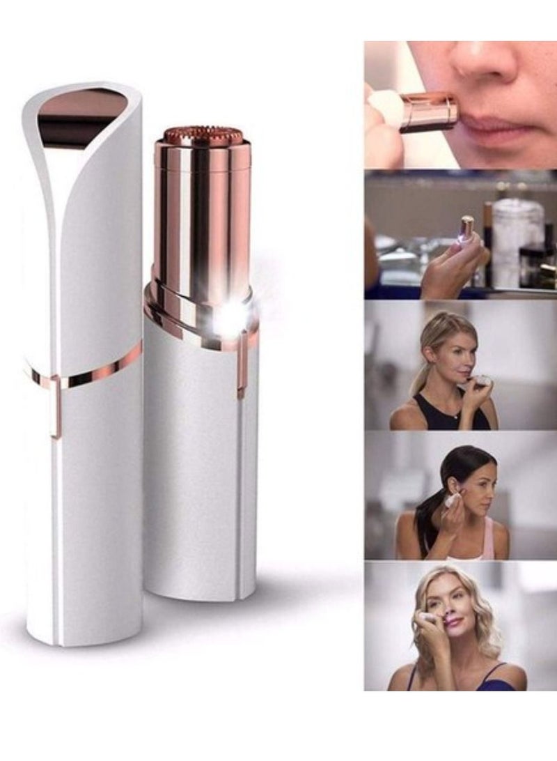 إلترازون Electric Facial Hair Remover for Women – USB Rechargeable Waterproof Trimmer with Built-In LED Light – Pain-Free Hair Removal for Face, Chin, Upper Lip, Body & Bikini Area – Compact & Travel-Friendly Grooming Tool for Smooth Skin - Image 3
