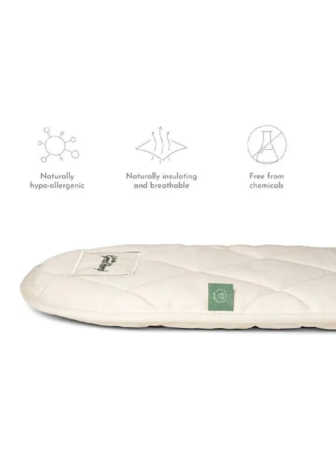 The Little Green Sheep Twist Cot Bed Mattress For Chicco Next To Me Baby Bedside Crib,Breathable Mattress For Babies And Toddlers From 0-6 Months