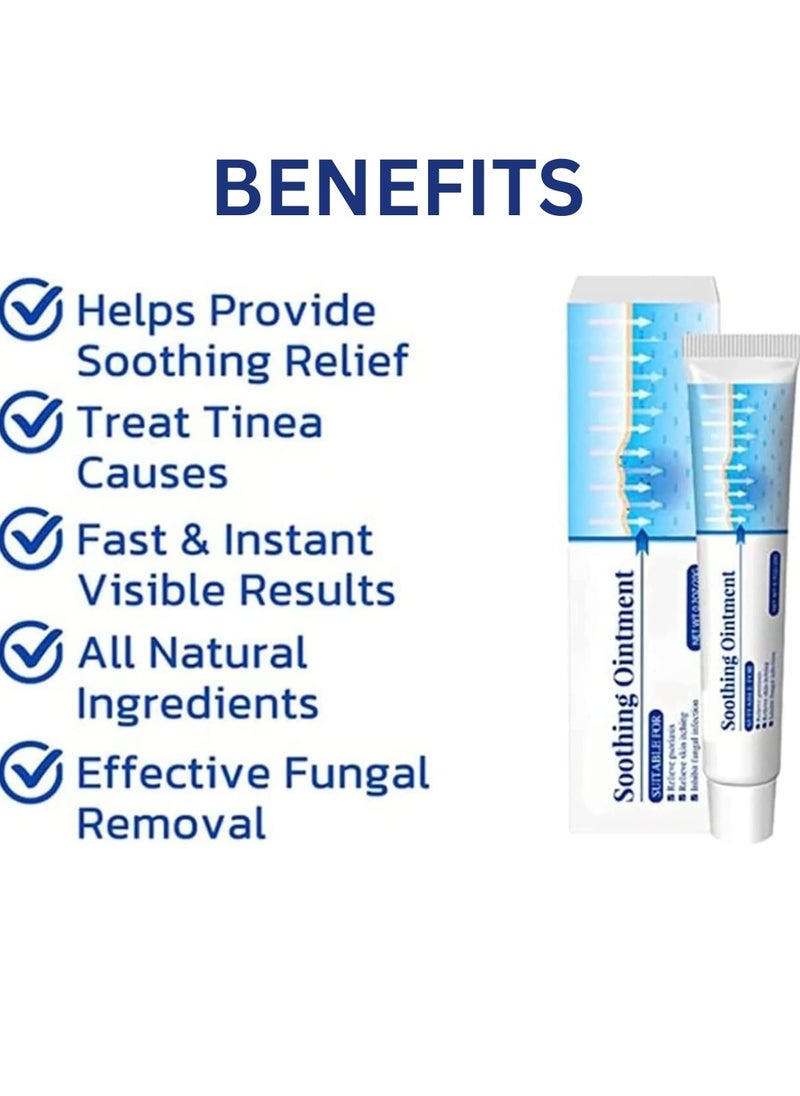 HEALMUSZ Psoriasis Ointment Antibacterial Cream Psoriasis and Eczema Antifungal Cream Helps Eczema Ringworm Anti Itch Cream with Gentler and Safer Herbal Ingredients Quickly Relives Itching Herbal Cream 20g  - Image 5