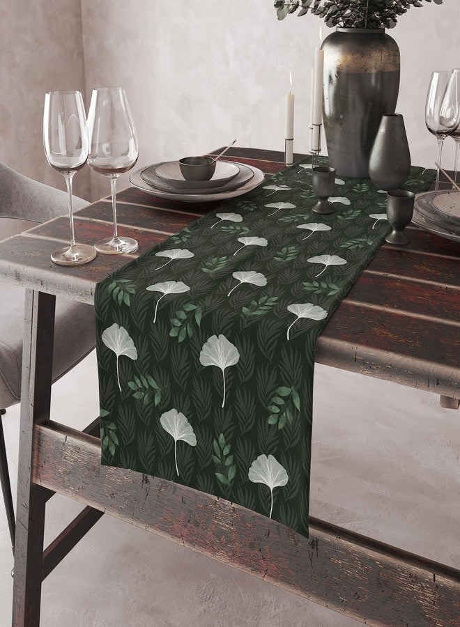 Astitva Cotton Table Runner - 13 x 72 Inches | Green, Tropical Print Dining Table Cloth | Elegant 6-8 Seater Runner for Home & Party Decoration - Image 5