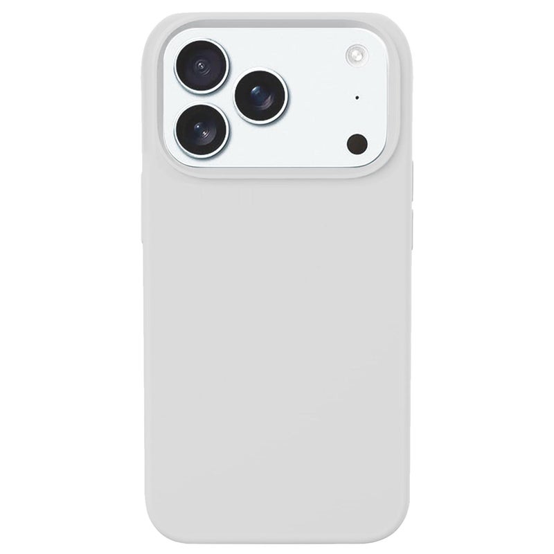 erorex For Iphone 17 Pro Solid Color Simple All-Inclusive Liquid Silicone Phone Case(White) - Image 2