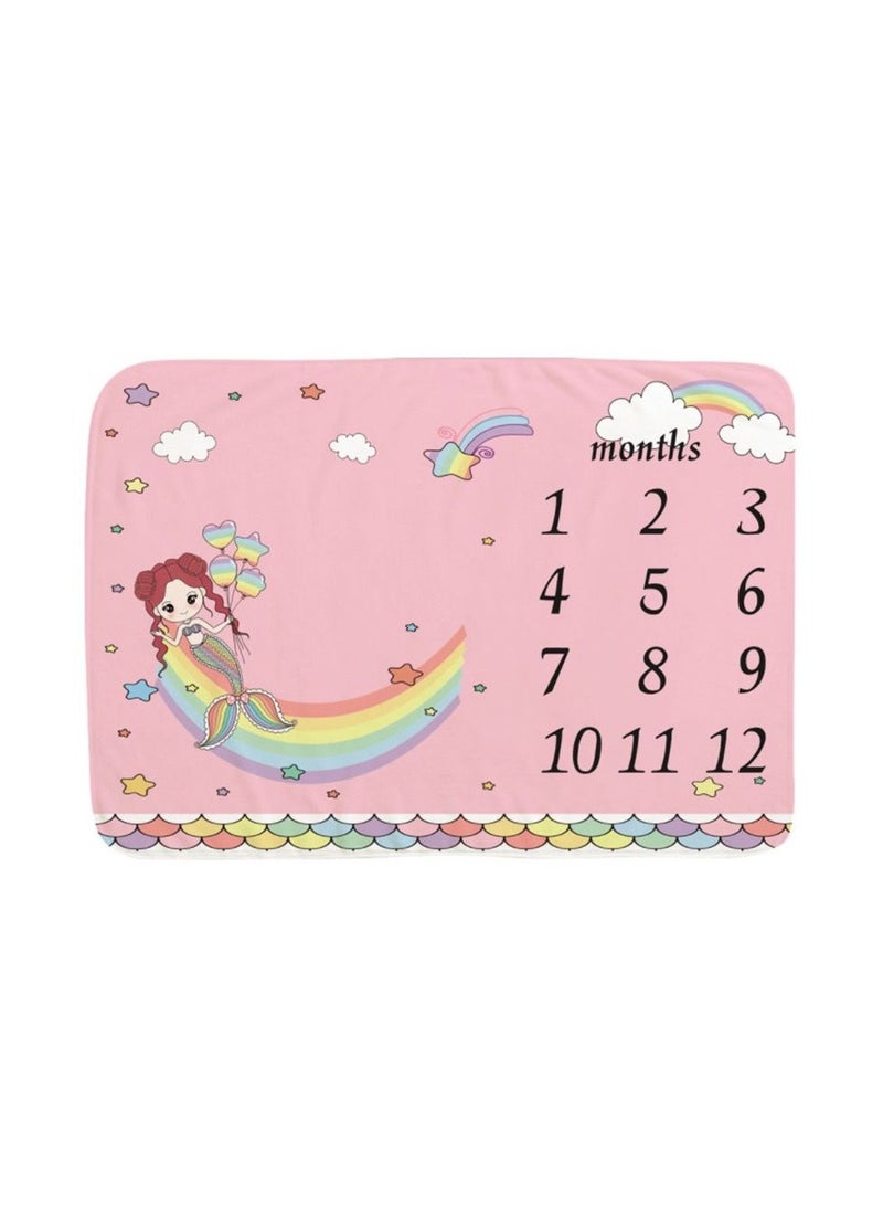 Baby Monthly Milestone Blanket