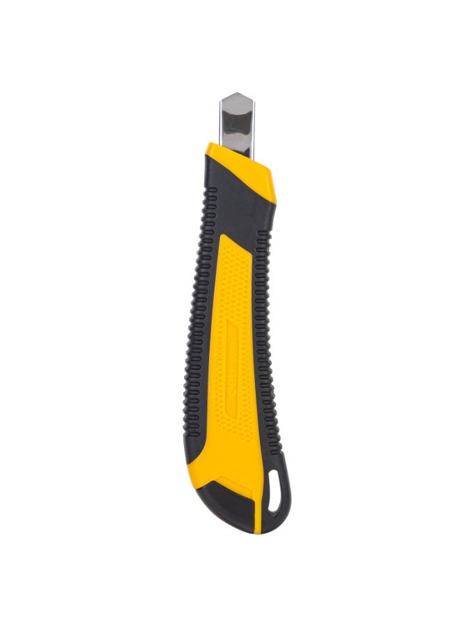 ديلي مشرط قطع احترافي بشفرة قابلة للكسر مع 13 جزء وشفرة فولاذ SK5 – أصفر - Image 3