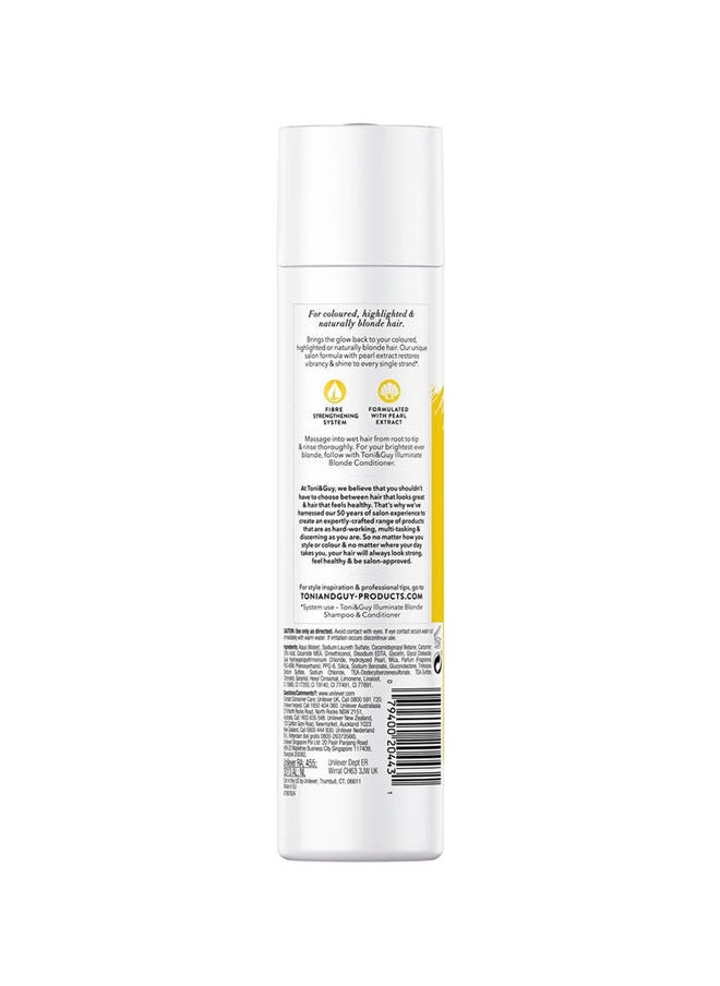 Tony&Guy - Illuminate Blonde Colour Protect Shampoo Shine And Softness For Blonde Coloured And Highlighted Hair - Image 1