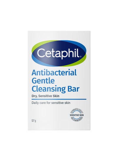 Cetaphil Gentle Antibacterial Cleansing Bar For Combination To Oily Skin Sensitive Skin A Mild Non