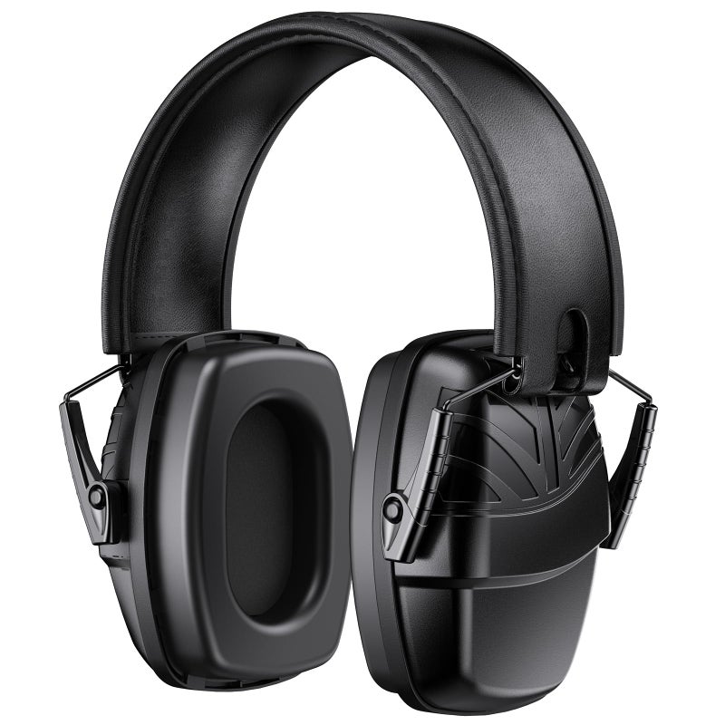 Link Dream Ear Protection Ear Muffs Noise Reduction SNR 35dB Hearing Protection Kids Adult Shooting Gun Range Mowing (1, Black) - Image 1