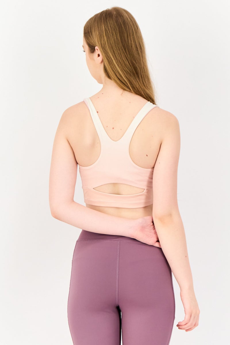 PUMA Women Sportswear Fit Brand Logo Outdoor Tank Top, Light Peach - Image 3