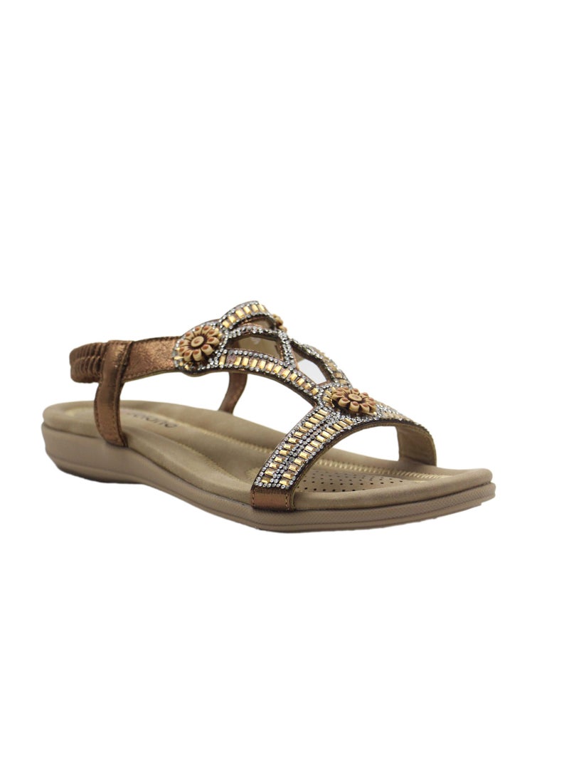 SD.Felano - Flat Sandals | Open Toe, Soft Bottom, Casual and Breathable Women Shoes for Girls & Ladies | Lightweight women's fashion sandals for Walk and Summer - Image 1