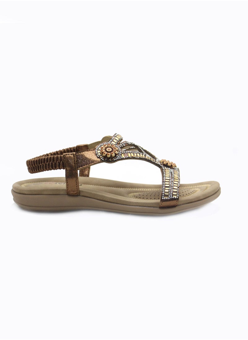 SD.Felano - Flat Sandals | Open Toe, Soft Bottom, Casual and Breathable Women Shoes for Girls & Ladies | Lightweight women's fashion sandals for Walk and Summer - Image 1