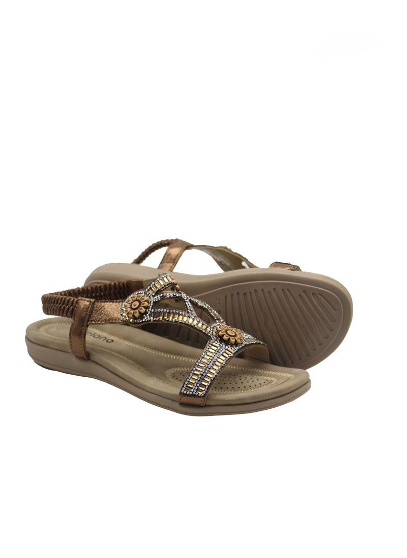 SD.Felano - Flat Sandals | Open Toe, Soft Bottom, Casual and Breathable Women Shoes for Girls & Ladies | Lightweight women's fashion sandals for Walk and Summer - Image 1