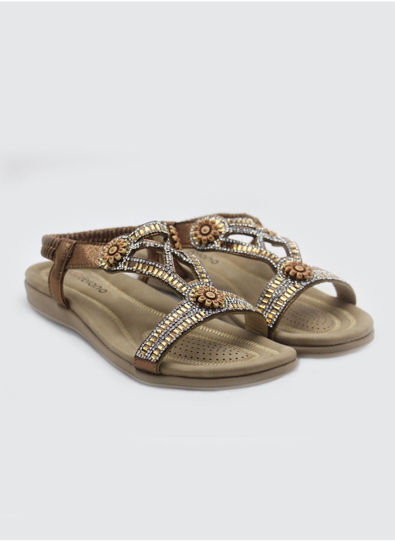 SD.Felano - Flat Sandals | Open Toe, Soft Bottom, Casual and Breathable Women Shoes for Girls & Ladies | Lightweight women's fashion sandals for Walk and Summer - Image 1