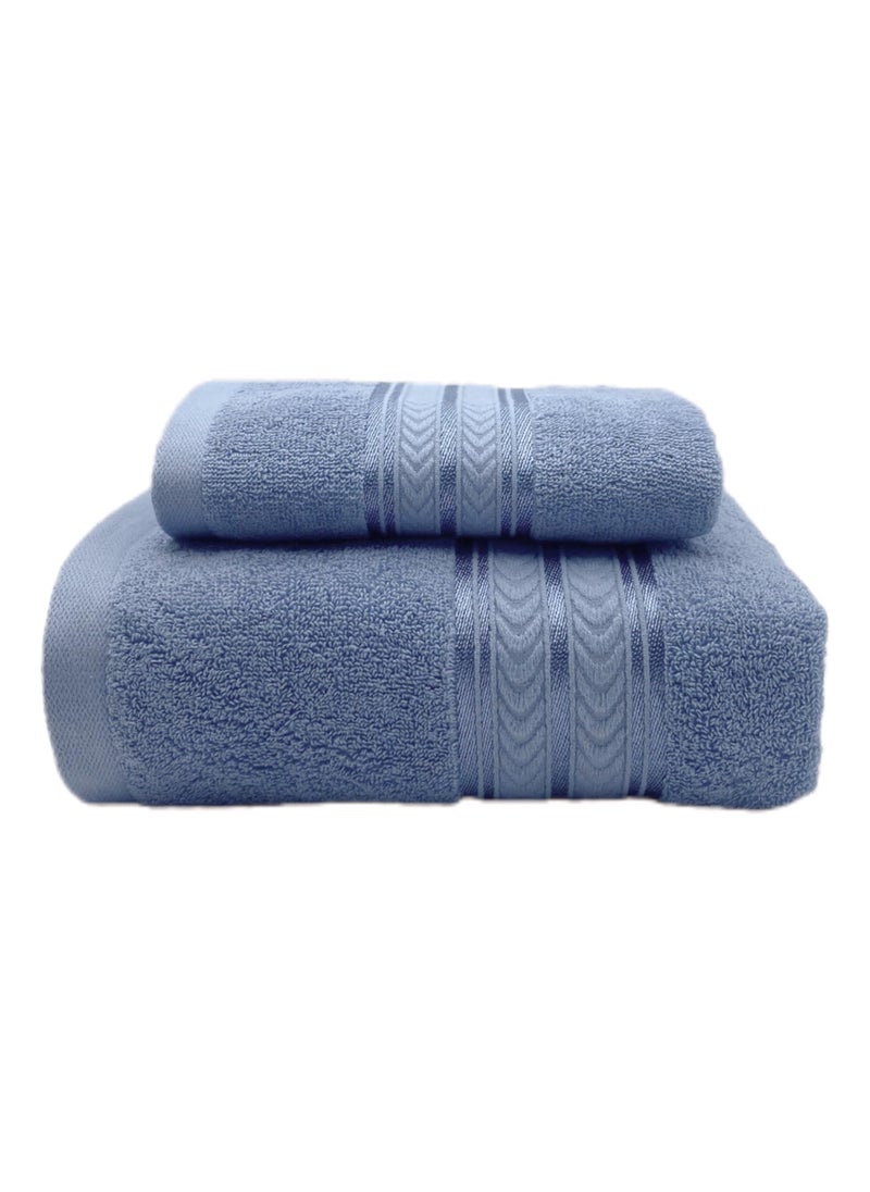 Soft 100% Luxury Cotton Türkiye Bath Towel Set Size (70 * 140cm) High Water Absorption Quick Drying Daily Durable Hotel Bathroom Spa (Purple blue, 4 piece towel set) - pzsku/ZE1C2463D80C27C5A4B34Z/45/_/1731068707/093d66ca-1300-4514-ab1b-ecb2bbc3208d