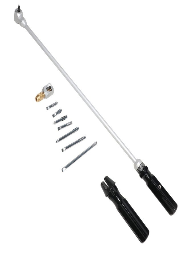 DPTOOL أداة مفتاح ضبط المكربن من DPTOOL بطول 14 بوصة ومفك براغي بزاوية 90 درجة ومجموعة مفكات براغي محمولة متعددة الأغراض للدراجات النارية والدراجات الثلجية ورؤوس مفكات فيليبس ورؤوس مفكات مشقوقة - Image 2