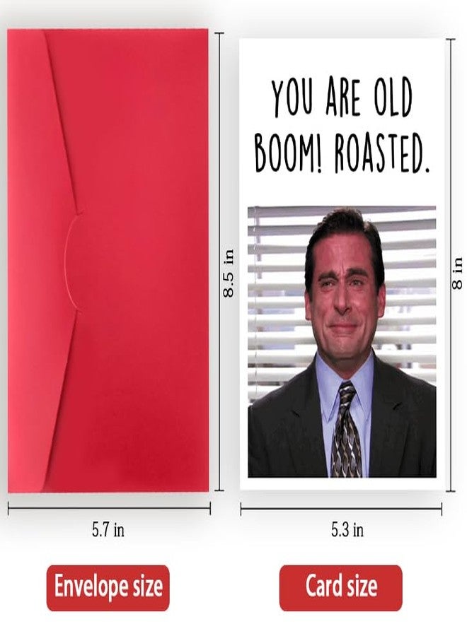 Londue Funny Birthday Card for Her Him, The Office Birthday Gifts for Men Women, Michael Scott Card, Humor Bady Gifts for TV Show Fans - Image 2