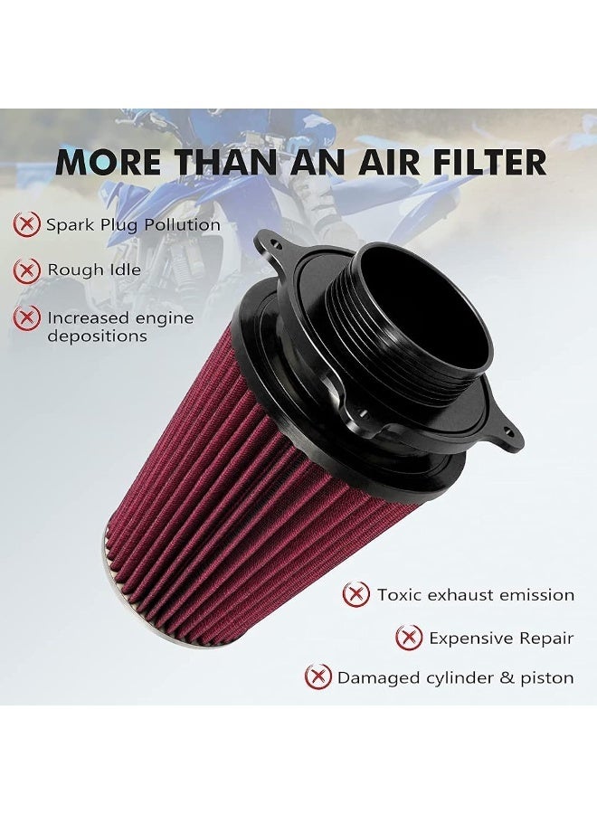 general High Flow Air Filter Intake Kit for Yamaha Raptor 700 - Image 3