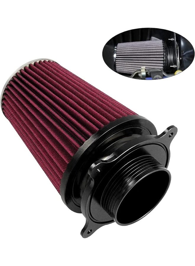 general High Flow Air Filter Intake Kit for Yamaha Raptor 700 - Image 4