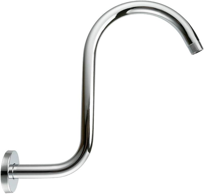 Purelux Goose Neck Shower Arm Water Outlet PJ1201 Made of Stainless Steel, Chrome Finish Showerhead Extension - Image 1