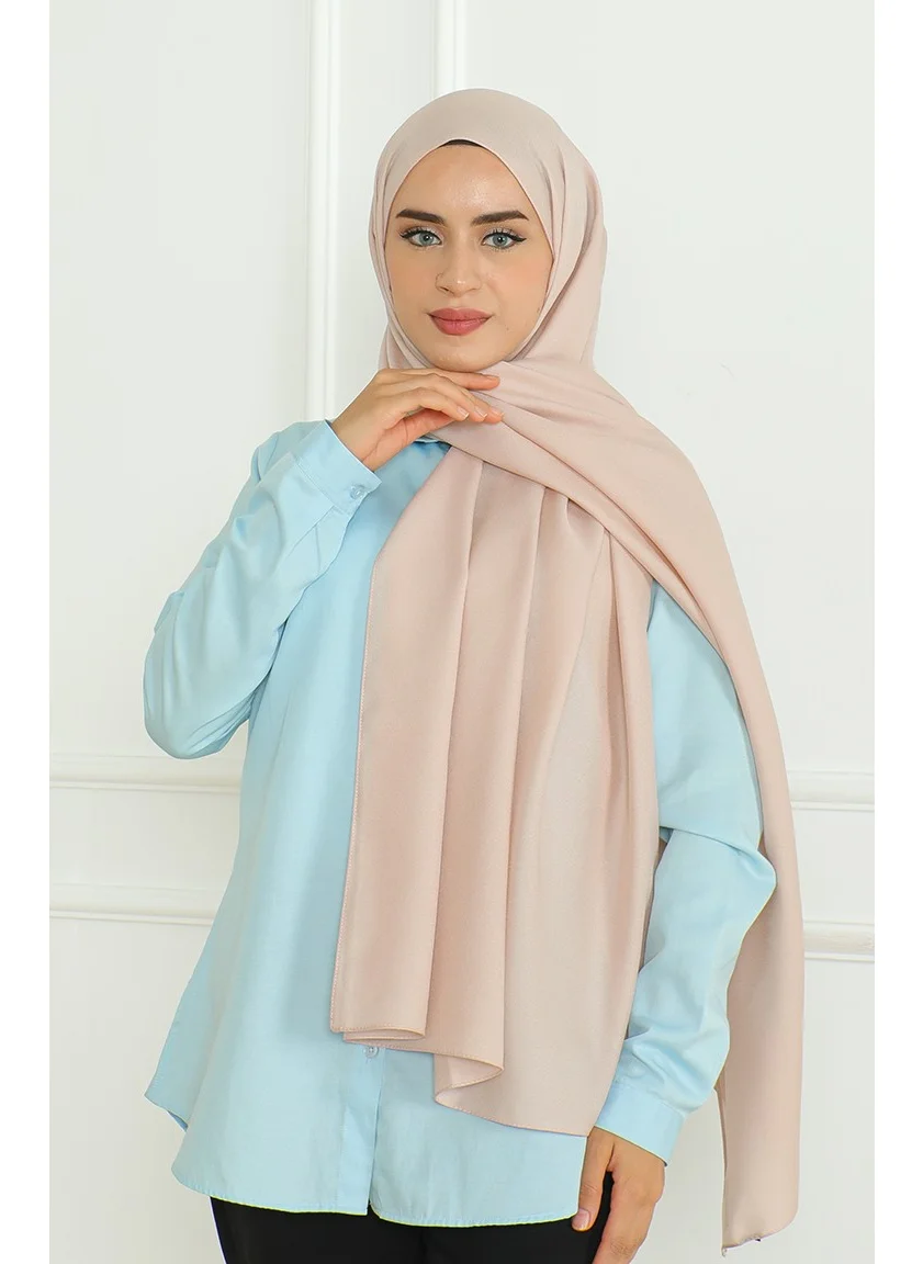 Sefa Merve Medina Silk Sand Shawl 81075-12 Beige