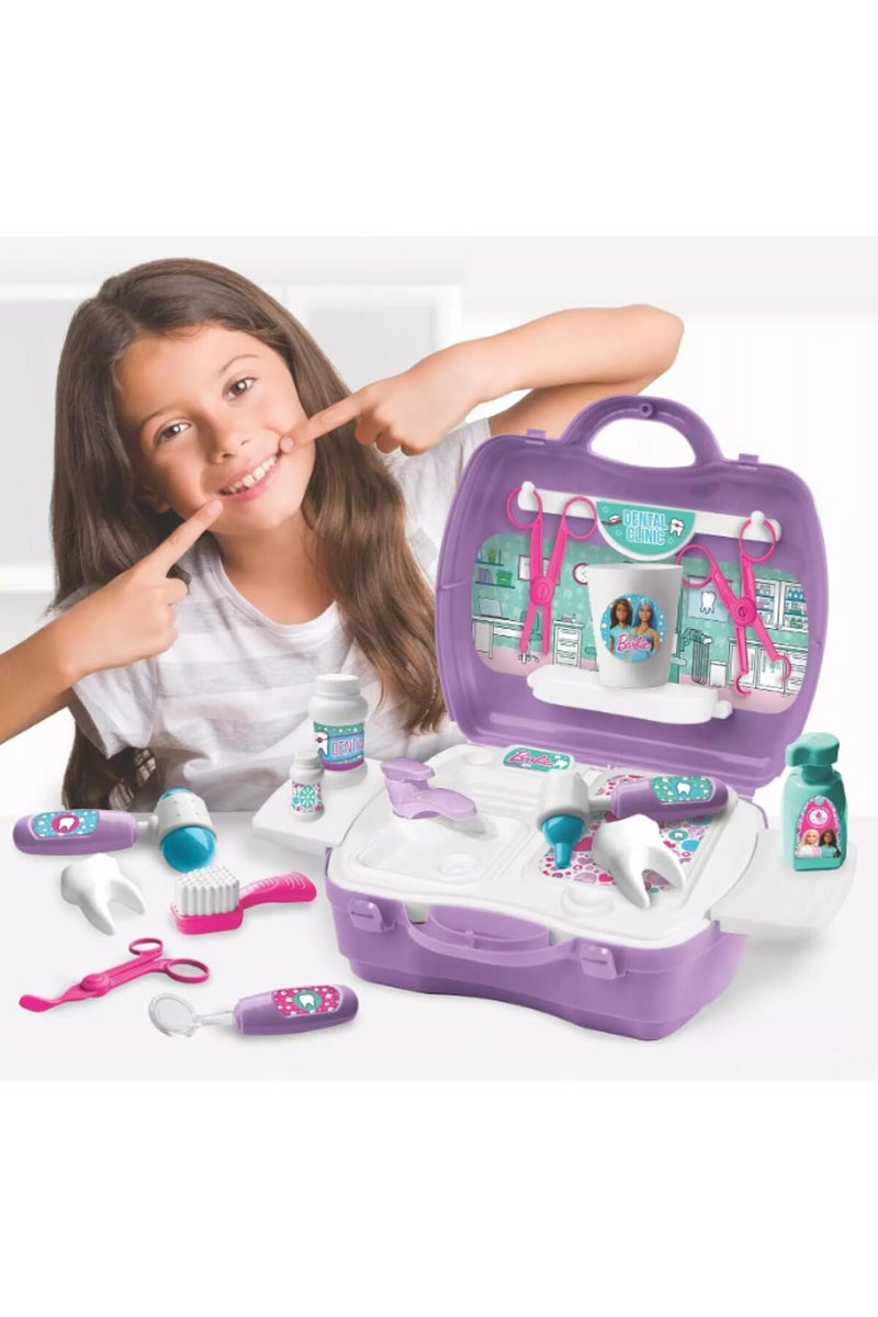 Barbie مجموعة طبيب الأسنان المحمولة - أكثر من 20 قطعة - Image 2