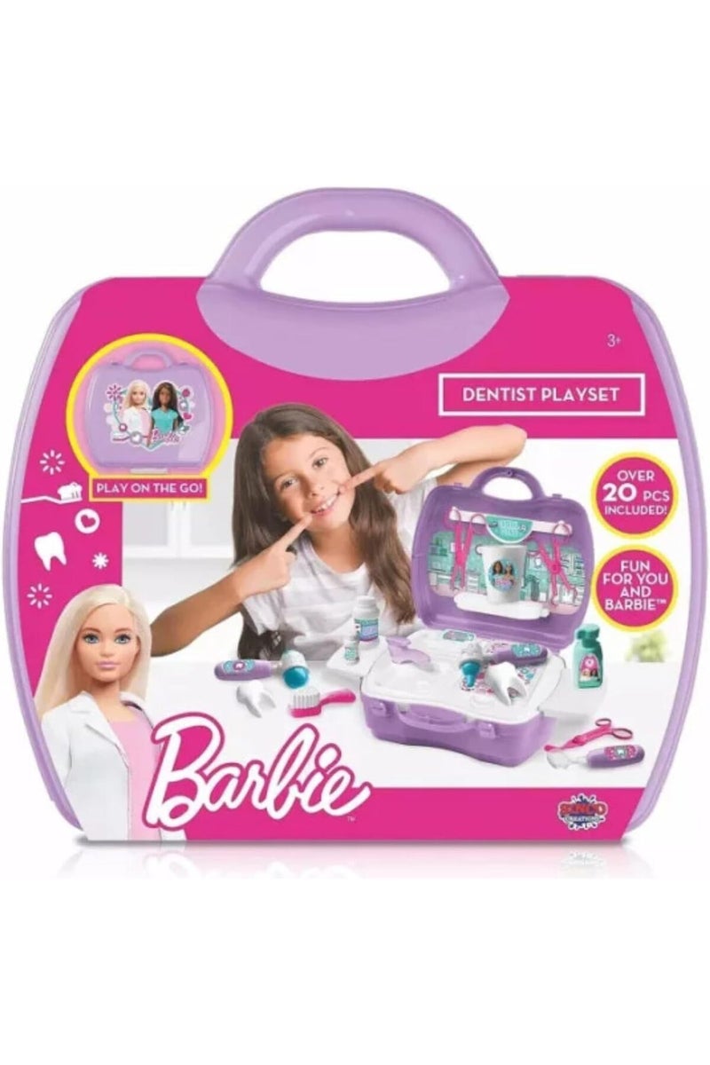 Barbie مجموعة طبيب الأسنان المحمولة - أكثر من 20 قطعة - Image 1