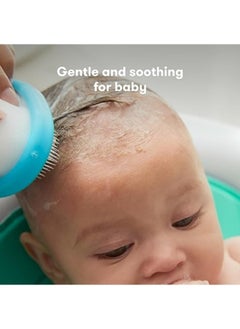 General The 3-Step Cradle Cap System,  Sponge, Brush and Comb for Babies with Cradle Cap, White-Blue  - Image 3