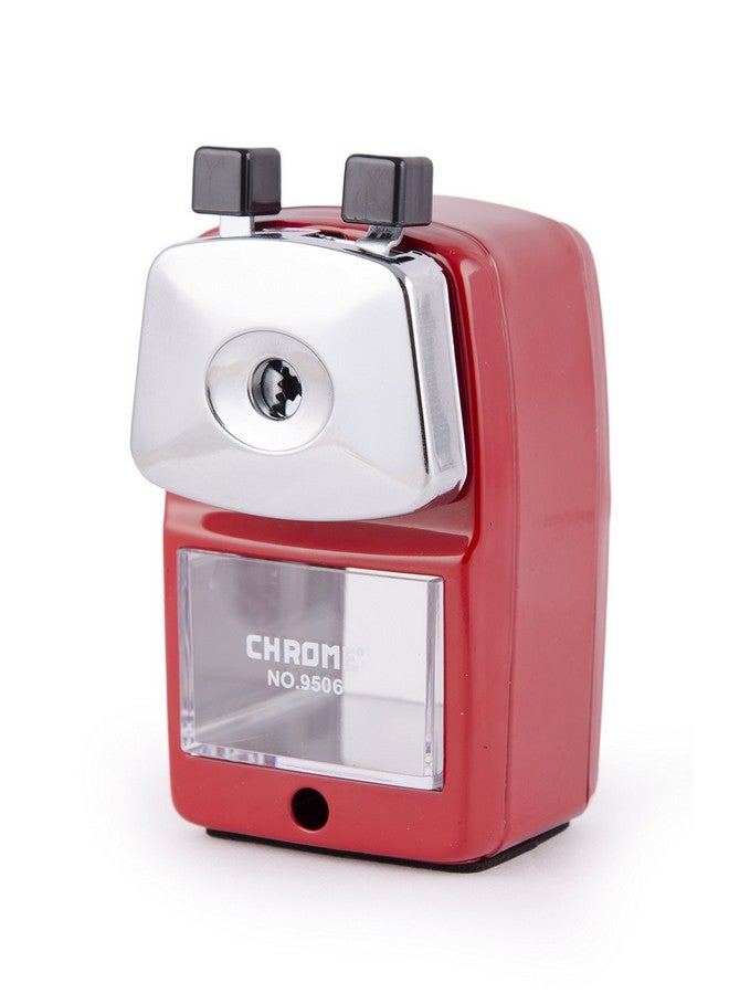 كروم 9506 - مبراة أقلام معدنية (حمراء) - Image 1