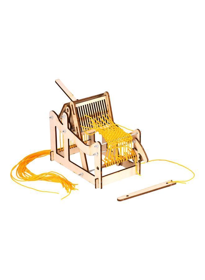 NIBEMINENT Scientific Handmade Material Loom Model Brown - Image 1