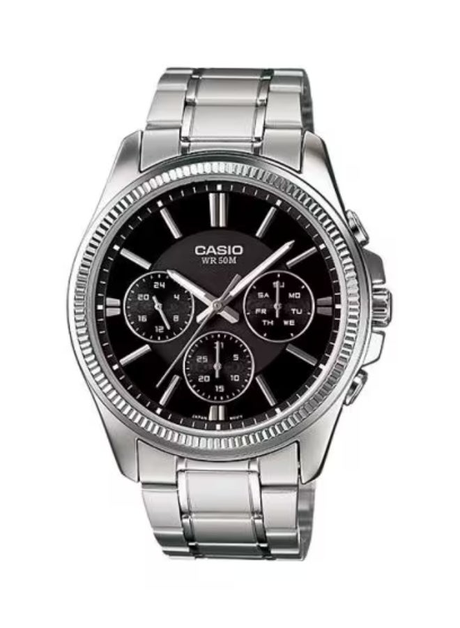 CASIO Men's Stainless Steel Analog Watch MTP-1375D-1AVDF - 42 mm