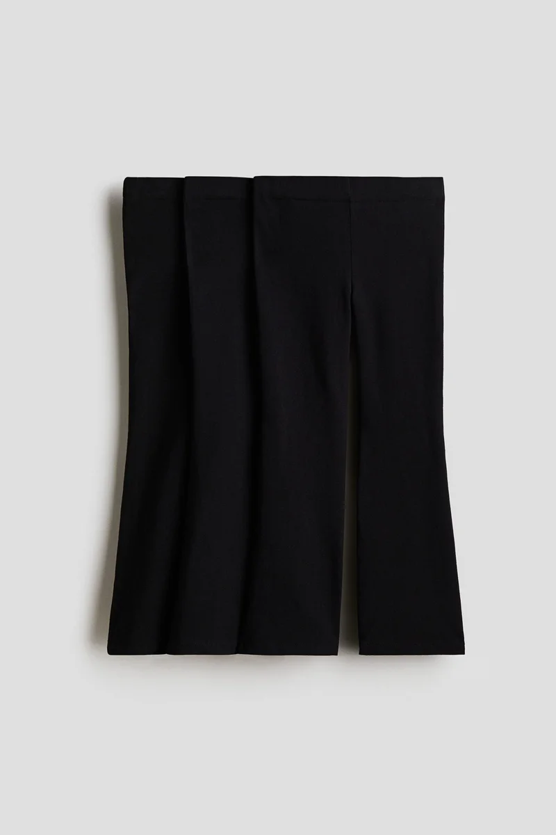 H&M 3-pack flared leggings