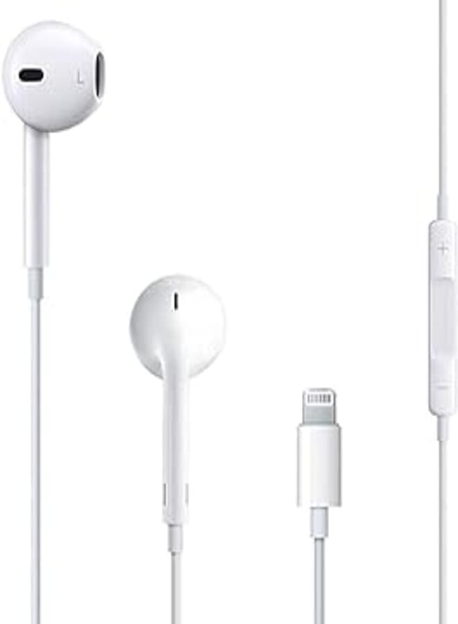 Bluetooth Connection Lighting Earbuds Headphone Wired Earphones Headset with Microphone and Volume Control-Compatible with iPhone XS/XS Max/XR/X/8/8 Plus/7/7 Plus Plug and Play IOS 10/11/12 
