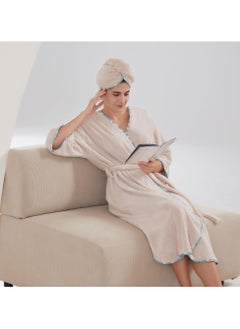 ريفي ريفي غطاء شعر أنيق - بيج  - Image 4