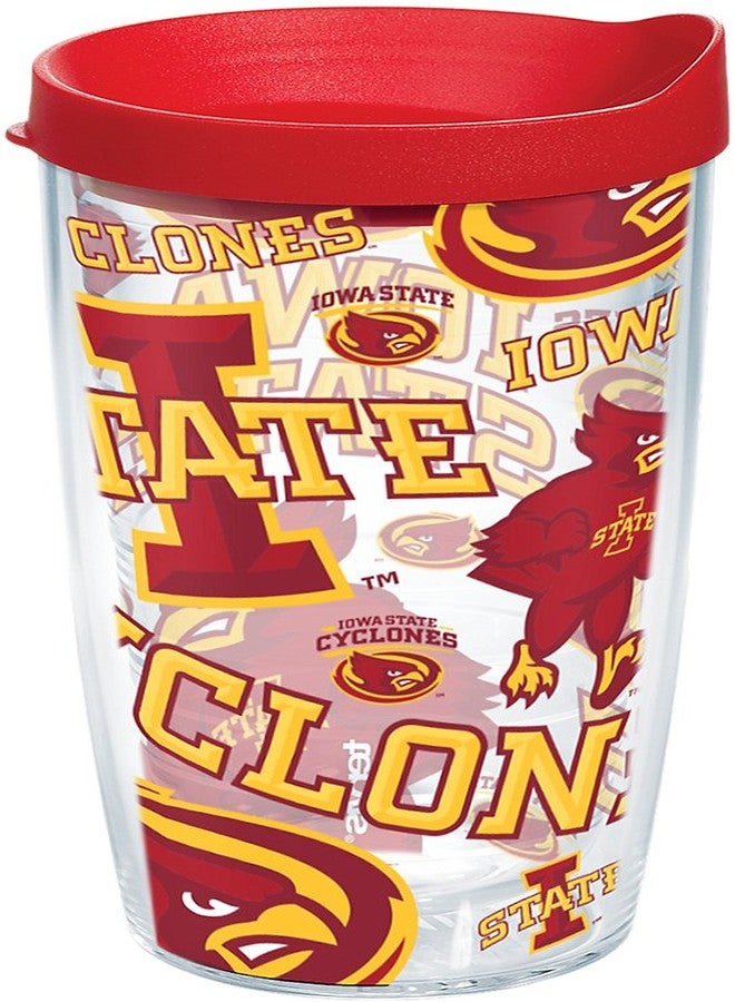 Tervis Made in USA Double Walled Iowa State University ISU Cyclones Insulated Tumbler Cup Keeps Drinks Cold & Hot, 16oz, All Over - Image 1