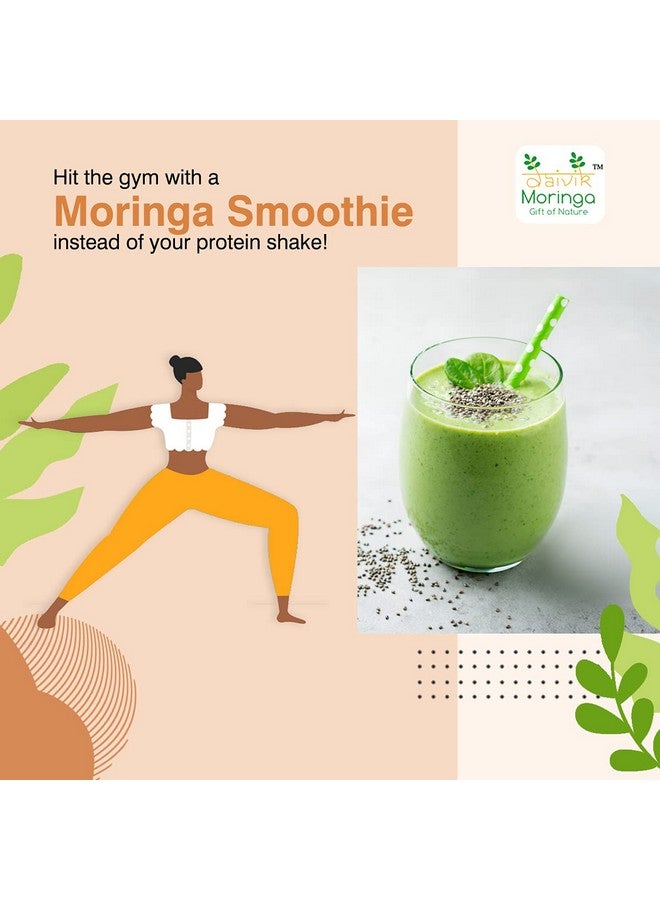 DAIVIK MORINGA GIFT OF NATURE Daivik Moringa Miracle Moringa Powder, Plant Based, Rich in Antioxidants, Superfood (200 grams) - Image 3