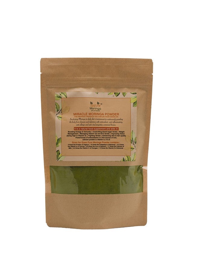 DAIVIK MORINGA GIFT OF NATURE Daivik Moringa Miracle Moringa Powder, Plant Based, Rich in Antioxidants, Superfood (200 grams) - Image 1