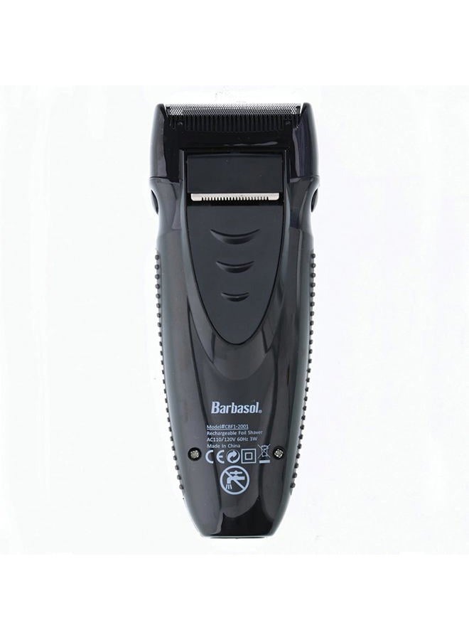 Barbasol XTREME DIGITAL LIFESTYLE ACCESSORIES Barbasol Rechargeable Electric Foil Shaver with Stainless Steel Blades and Pop Up Trimmer - Image 3