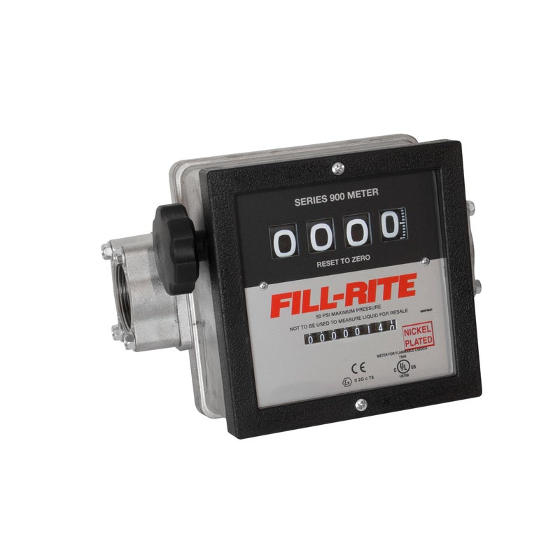 FILL RITE Fill-Rite 901CN1.5 1-1/2" Inlet/Outlet Meter 40gpm Nickel Plat - Image 5