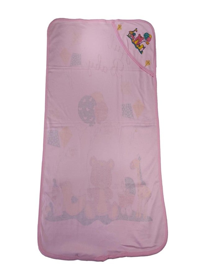 Vijyas Mart All Season Baby Bath Towel for New Born Baby with Hood - VM 1952 Pink - Image 5
