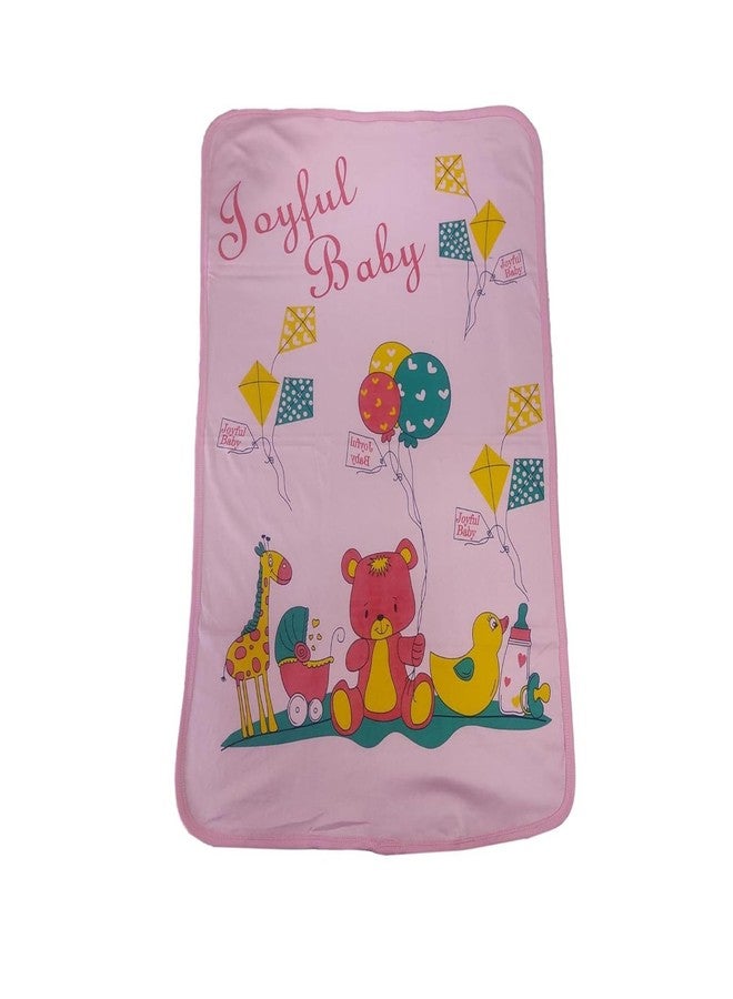 Vijyas Mart All Season Baby Bath Towel for New Born Baby with Hood - VM 1952 Pink - Image 1