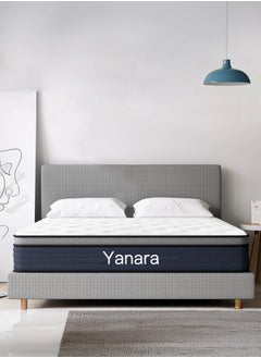 Yanara King Size Mattress 180x200x25cm, Hybrid in a Box with Gel Memory Foam & Pocket Springs, Motion Isolation, Pressure Relief, Medium Firm, CertiPUR-US Certified, 100-Night Trial  - Image 2