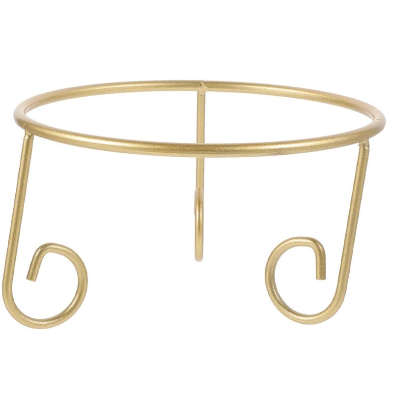 Gold Metal Crystal Ball Stand Display Rack For Garden Patio Outdoor Decor - Image 2