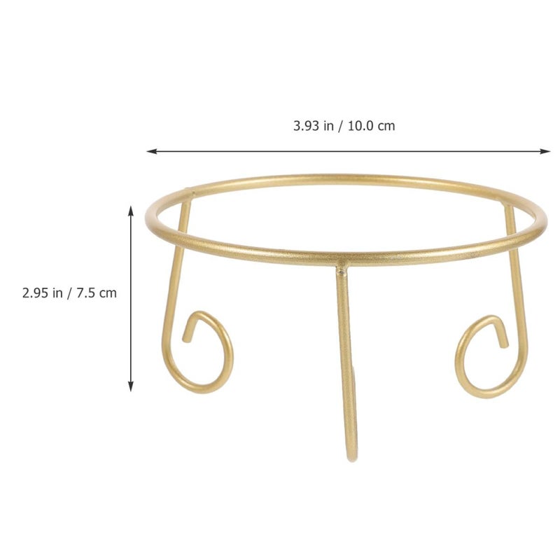 Gold Metal Crystal Ball Stand Display Rack For Garden Patio Outdoor Decor - Image 3