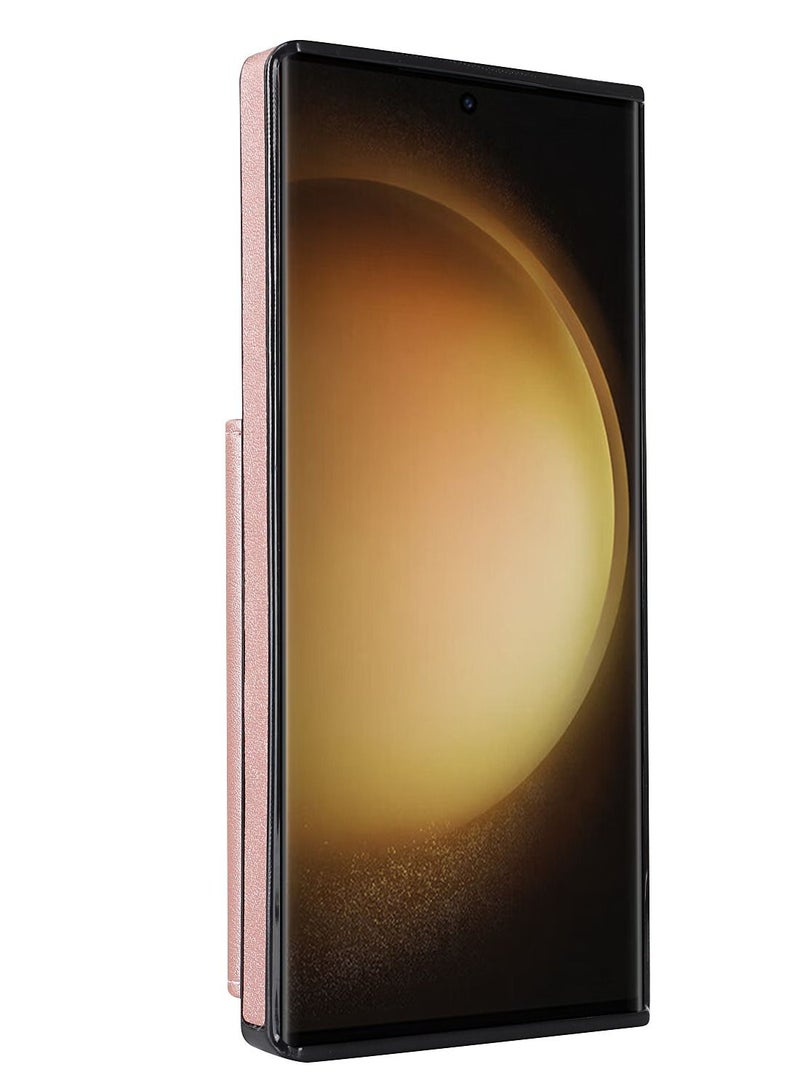 Suteni Crossbody Strap Back Cover Card Slots Leather Phone Case for Samsung - Image 2