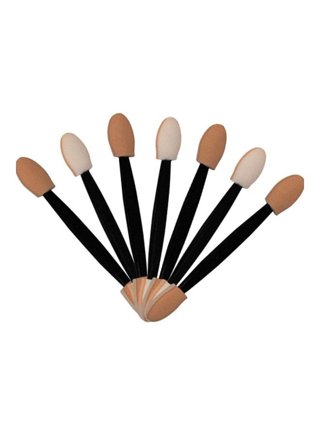 Generic 80-Piece Disposable Dual Sides Eye Shadow Sponge Applicator Makeup Brush Black/Beige  - Image 3